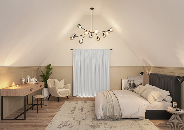 Bruschal (Blackout), Light Grey - Made to Measure Curtains - Image 16